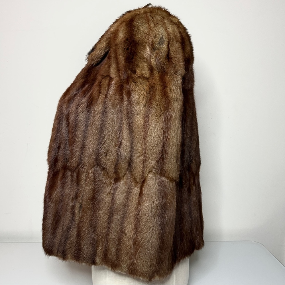 Vintage Mink Cape Frothingham Stole One Size - Picture 2 of 12